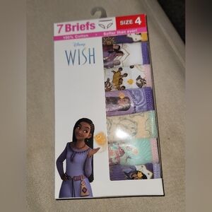 Disney Wish Girls' Briefs - Size 4